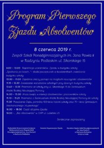 Zjazd Absolwentów ZSP @ Sanktuarium MBNP/ZSP