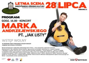 Koncert Marka Andrzejewskiego @ Park miejski