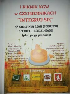 I Piknik KGW "Integruj się" @ Czemierniki, plac przy plebanii