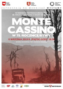 Wernisaż "Monte Cassino. W 75 rocznicę bitwy" @ Ścieżka rowerowa przy stadionie