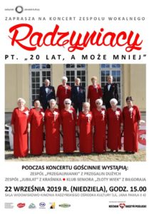 Koncert zespołu "Radzyniacy" @ Sala kina "Oranżeria"