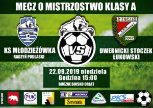 Mecz KS Młodzieżówka - Dwernicki Stoczek Łukowski @ Stadion miejski, boisko boczne