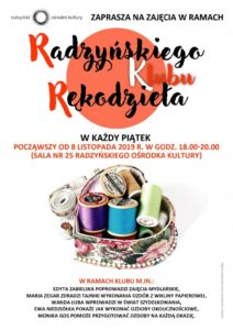 Radzyński Klub Rękodzieła @ ROK, sala nr 25