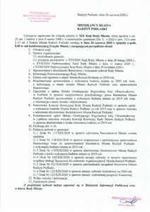 Absolutoryjna sesja Rady Miasta @ Sala konferencyjna Urzędu Miasta