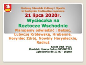 Wycieczka na Roztocze Wschodnie