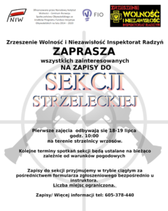 Zajęcia sekcji strzeleckiej @ Strzelnica Wrzosów