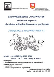 "Rowerami z Kołowrotkiem VI" @ Białka, Dom Kultury (start)