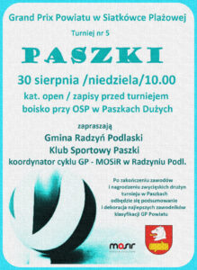 Turniej siatkówki plażowej @ Paszki Duże, boisko przy OSP