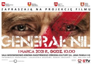 Projekcja filmu "Generał Nil" @ Sala kina "Oranżeria", ROK