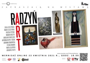 Wernisaż online RADZYŃ ART @ www.youtube.com/c/TelewizjaRadzyn