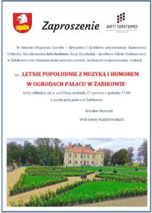 Plenerowy koncert "Arti Sentemo" @ Pałac w Żabikowie