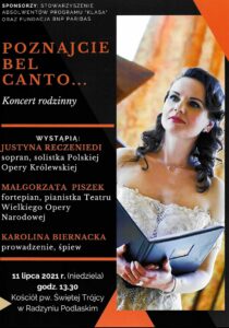 "Poznajcie Bel Kanto. Koncert rodzinny" @ Kościół Św. Trójcy