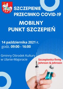 Mobilny punkt szczepień @ GOK Ulan-Majorat