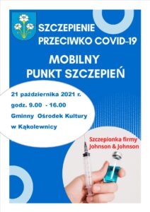 Mobilny punkt szczepień @ GOK Kąkolewnica