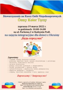 Zajęcia integracyjne dla dzieci z Ukrainy @ "Ósmy Kolor Tęczy", ul. Parkowa 2