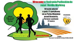 Zajęcia nordic walking @ Park miejski