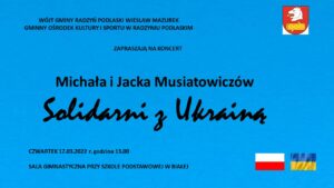 Koncert "Solidarni z Ukrainą" @ SP w Białej, sala gimnastyczna