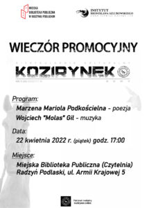 Promocja "Koziegorynku"/ Spotkanie z Marzeną Podkościelną @ Miejska Biblioteka Publiczna