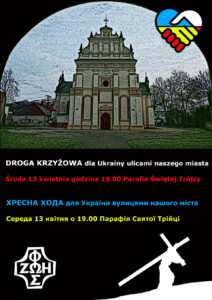 Droga Krzyżowa o pokój na Ukrainie @ Kościół Św. Trójcy