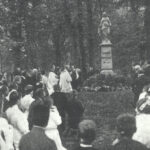 1905 , Poświęcenie pomnika Matki Boskiej Niepokalanego Poczęcia