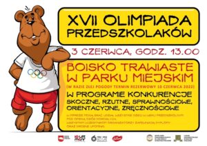 XVII Olimpiada Przedszkolaków @ Boisko trawiaste w parku miejskim