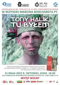 Projekcja filmu "Tony Halik. Tu byłem" @ Sala kameralna, ROK
