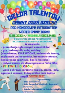 Gminny Dzień Dziecka @ Krasew, boisko przy SP im. Żołnierzy Wyklętych