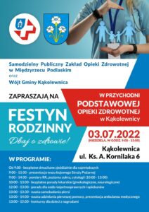 Festyn rodzinny "Dbaj o zdrowie" @ Przychodnia POZ w Kąkolewnicy