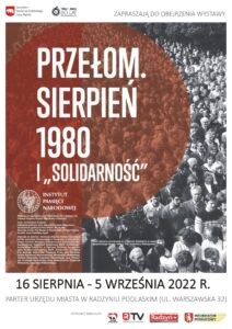 Wystawa "Przełom. Sierpień 1980 i "Solidarność" @ parter Urzędu Miasta