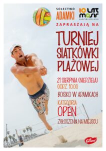 Turniej siatkówki plażowej @ Boisko w Adamkach