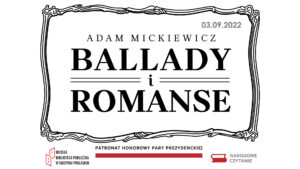 Narodowe Czytanie - "Ballady i romanse" Mickiewicza @ Plac Wolności