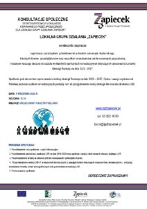 Konsultacje społeczne - Lokalna Strategia Rozwoju @ Urząd Gminy Radzyń