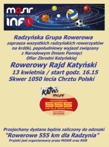 Rowerowy Rajd Katyński @ Skwer 1050-lecia Chrztu Polski (start)