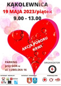 Zbiórka krwi @ Kąkolewnica, parking przy GOK-u, ul. Lubelska 16