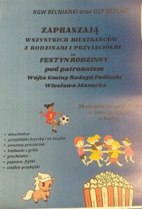 Festyn rodzinny @ Plac przy OSP Bedlno