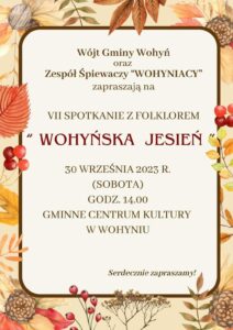 "Wohyńska jesień" @ Wohyń, Gminne Centrum Kultury