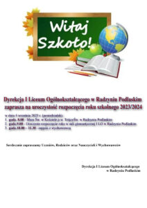 Nowy rok szkolny w I LO @ Sala gimnastyczna