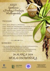 XXIII Spotkania z Pieśnią i Tradycją Wielkopostną @ Wola Osowińska, kościół parafialny