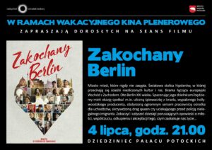 Film "Zakochany Berlin" @ Dziedziniec pałacu Potockich