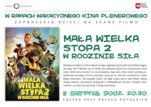 Film "Mała wielka stopa 2" @ Łączka przy pałacu Potockich