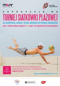 Turniej siatkówki plażowej @ Boiska w parku miejskim