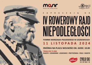 IV Rowerowy Rajd Niepodległości @ Plac Wolności (zbiórka)