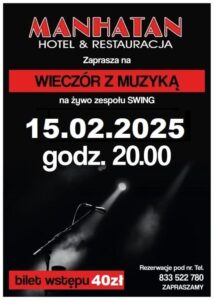 Wieczór z muzyką @ Restauracja Manhatan