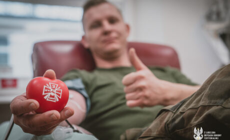 Światowy Dzień Krwiodawcy: inspiracja od żołnierza 2 Lubelskiej Brygady OT