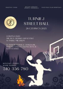 Turniej streetball @ Boisko asfaltowe w parku miejskim