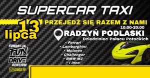 Supercar Taxi @ Dziedziniec pałacu Potockich