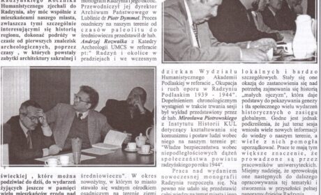 Sesja naukowa „Monografia Radzynia – projekty i materiały”, 13.12.2002