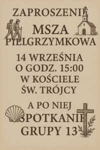 Msza św. pielgrzymkowa @ Kościół Św. Trójcy