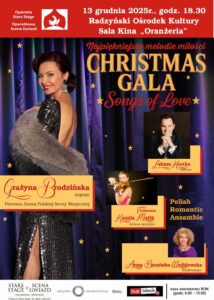 Świąteczna Gala - Piosenki o miłości @ Sala kina Oranżeria, ROK