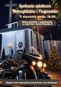 Spotkanie opłatkowe motocyklistów i pasjonatów @ Sanktuarium MBNP